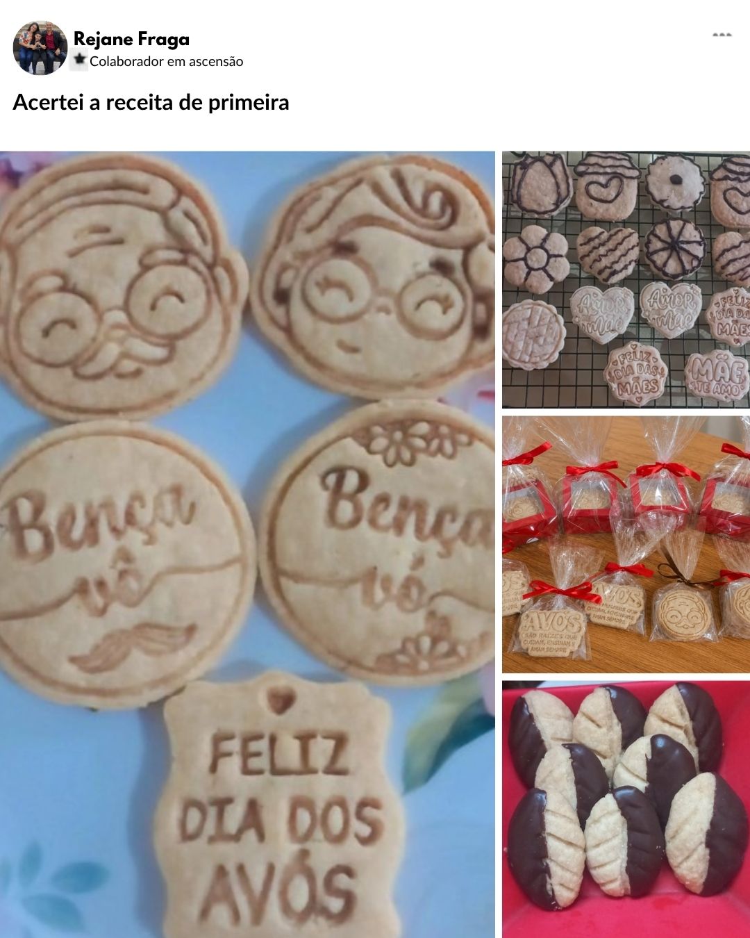 Depoimento de Rejane Fraga sobre o Manual do Cookie Saudável