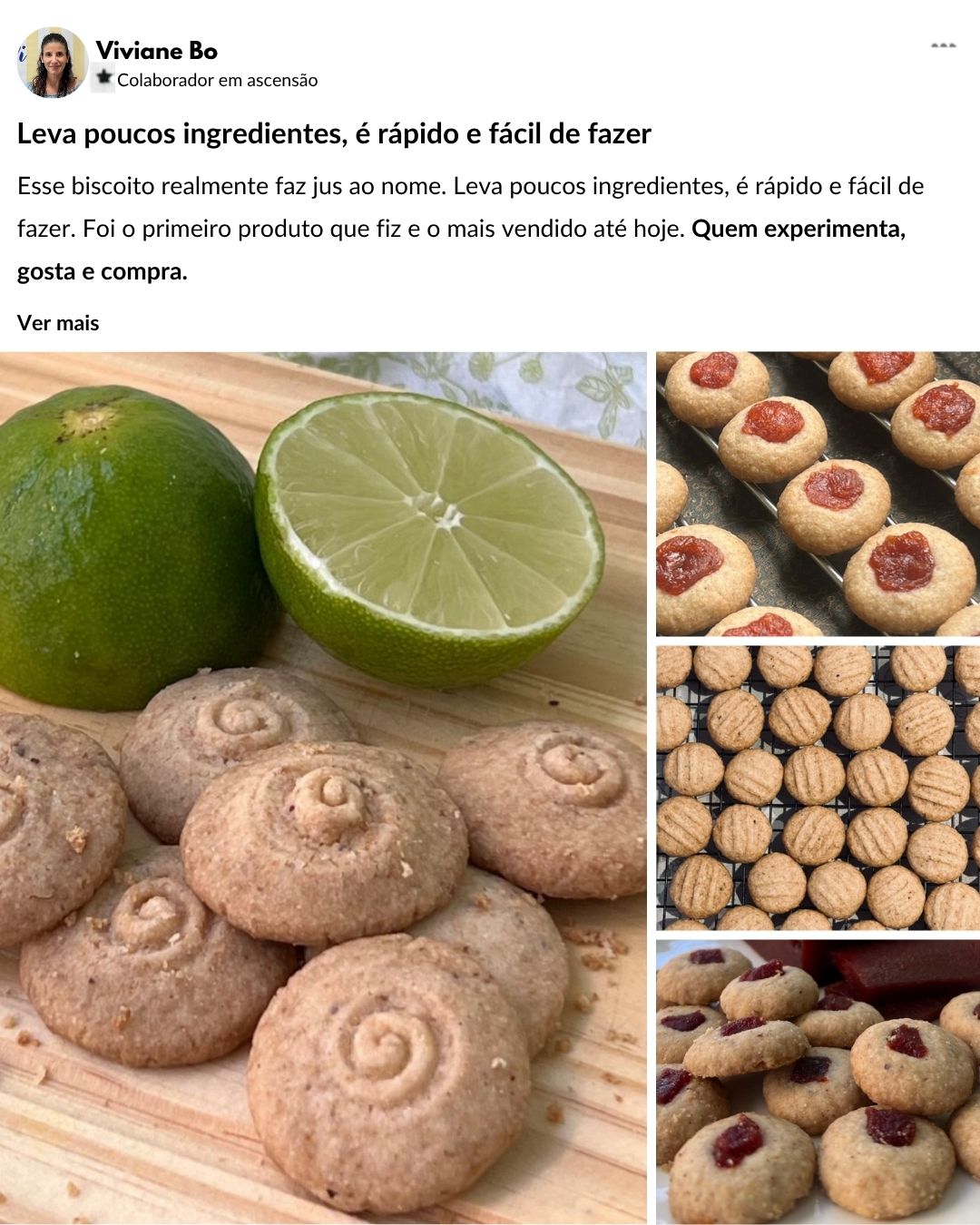 Depoimento de Viviane Bo sobre o Manual do Cookie Saudável