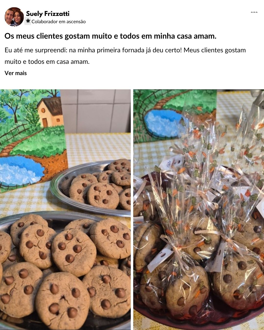 Depoimento de Suely Frizzatti sobre o Manual do Cookie Saudável