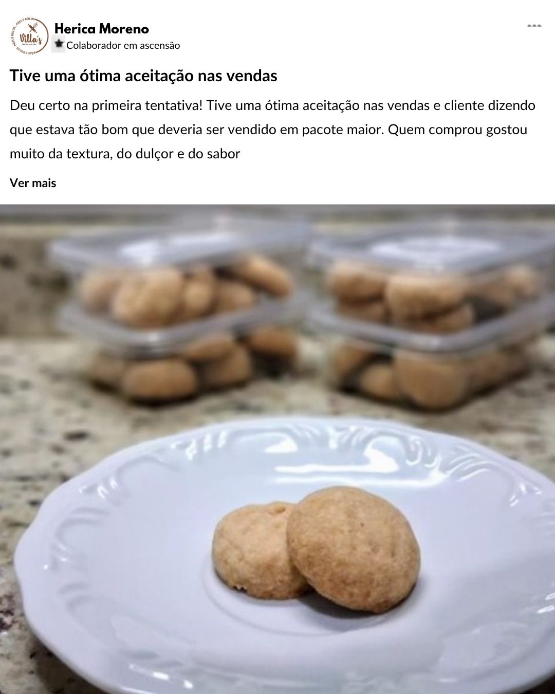 Depoimento de Herica Moreno sobre o Manual do Cookie Saudável